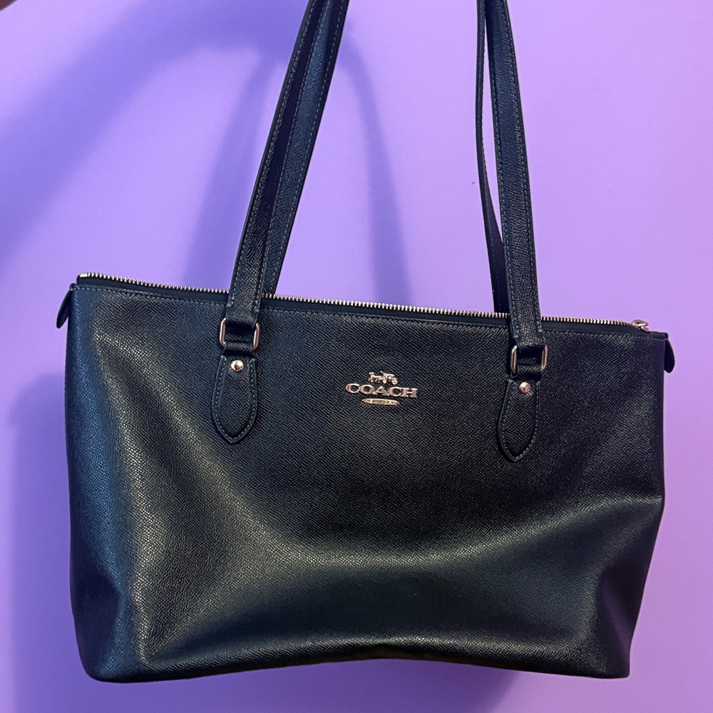 Coach Midnight Black Tote Bag